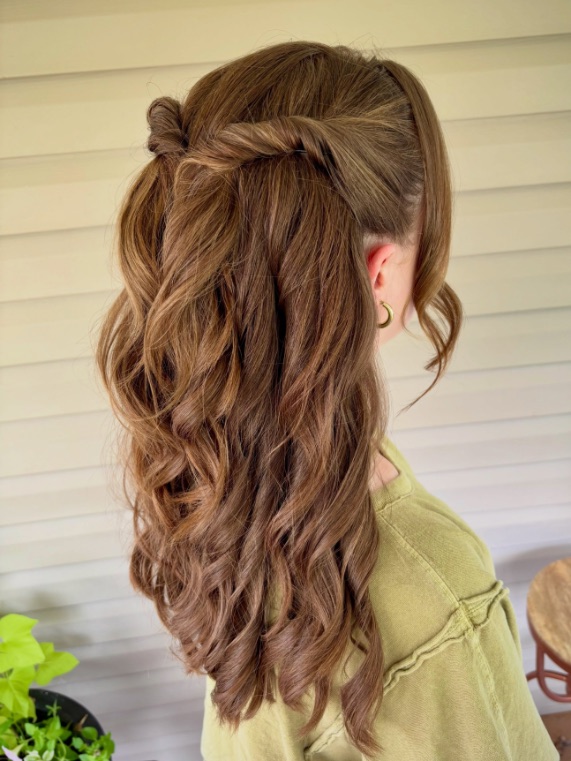 Half-up twist by Hannah